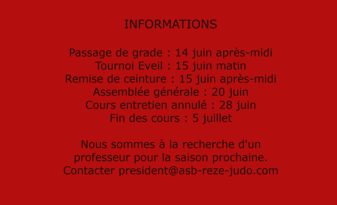 Image de l'actu 'Informations'